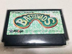 BattleToads BATTLETOADS MESAIA Nintendo Famicom NES Cartridge tested