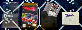 DAYS OF THUNDER NES CIB Complete In Box Authentic Video Game Nice Condition