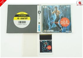 The kung fu Hu Card HUDSON NEC PC Engine From Japan