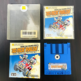Famicom Grand Prix ll 3D Hot Rally 1988 Nintendo Disk System Racing FSC-TDRE