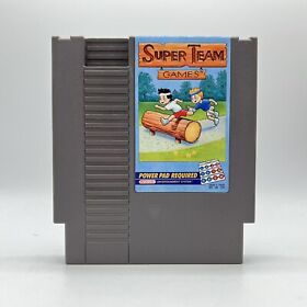NES Super Team Games Tested & Working Authentic Official Nintendo Cartridge 1988