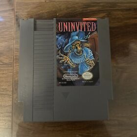 Uninvited NINTENDO NES ORIGINAL GAME CART ONLY AUTHENTIC TESTED & WORKING