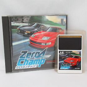 Zero 4 Champ with case and manual [PC Engine Hu Card]