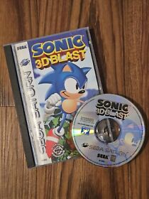 Sonic 3D Blast (Sega Saturn, 1996) Complete CIB TESTED + Registration Card