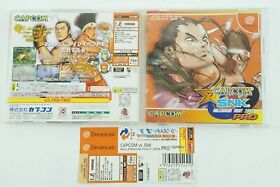 Capcom vs SNK Millennium Fight 2000 Pro DC CAPCOM Sega Dreamcast Spine USED