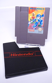 Guter Zustand Mega Man 4 NES  Nintendo Modul inkl.  Schuber  PAL