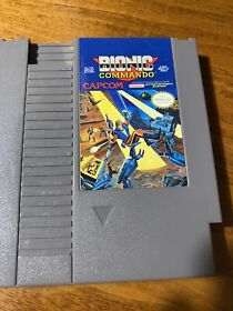 Bionic Commando Nintendo Nes Cleaned & Tested Authentic 1985
