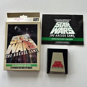 Star Wars The Arcade Game (1984) Coleco Vision Box Instructions Cartridge 9940