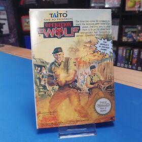 Operation Wolf + Box + Manual - NES - Tested & Working - PAL