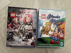 LEGO 77905 BLACK WIDOW & 77906 WONDER WOMAN SDCC EXCLUSIVE LIMITED EDITIONS