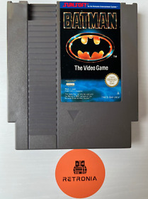 Batman Nintendo Nes Game Cart UK Version With Sleeve Fully Cleaned & Tested