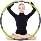 Hula Hoop Reifen Fitness Ring Bauchtrainer 1kg Massage Schaumstoff 8 Teile