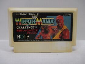 NES -- WWF WrestleMania Challenge -- Pro wrestling. Famicom, JAPAN Game. 11008