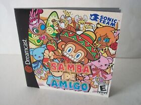 Samba de Amigo Manual Only NO GAME Sega Dreamcast Instruction Booklet