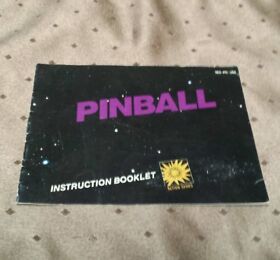 1985 NES NINTENDO ORIGINAL GAME INSTRUCTION BOOKLET MANUAL ONLY PINBALL 