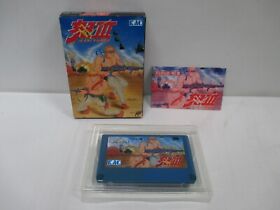 NES -- IKARI THREE 3 -- Action shooter. Box. Famicom, JAPAN Game. 10683