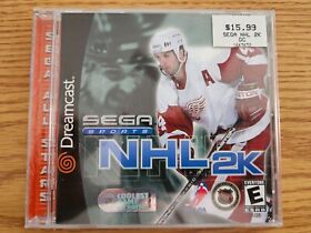 NEW SEALED NHL 2K (Sega Dreamcast, 2000)