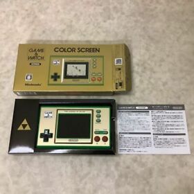 The Legend of Zelda Nintendo Game and Watch 35th Anniversary Handheld With Box