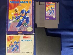 Mega Man 4 IV Nintendo NES Complete CIB w/manual