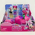 Disney Junior Minnie Mouse Vehicle & Figure Removeable Side Car Pink New