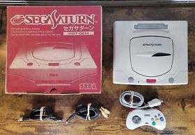 Sega Saturn Console HST-0014 Complete Japan Import US Seller New Battery 39042