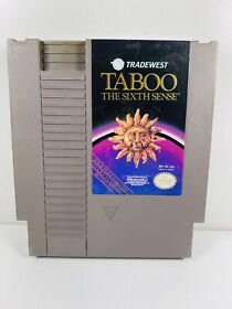 Taboo The Sixth Sense -- NES Nintendo Original Classic Authentic Game TESTED 