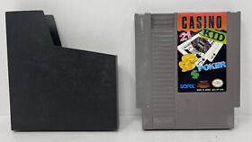 Casino Kid NES Cartridge - Nintendo Entertainment System - W Dust Sleeve