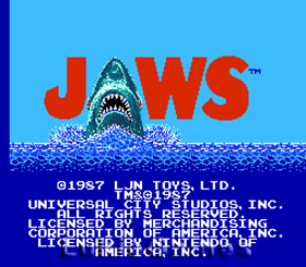 Jaws - Classic NES Nintendo Game