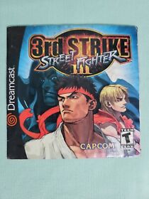 **Liquid Damage/Crusty** Street Fighter III: 3rd Strike (Dreamcast) MANUAL ONLY