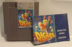 Digger T. Rock - The legend of the lost city (+ book) per NINTENDO NES - PAL