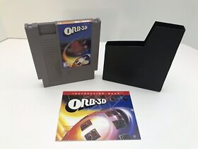 ORB-3D (Nintendo Entertainment System, 1990) NES Cartridge, Sleeve & Manual