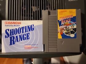 NES Shooting Range (Nintendo, 1989) Rare Nes Light Gun Game With Original Manual