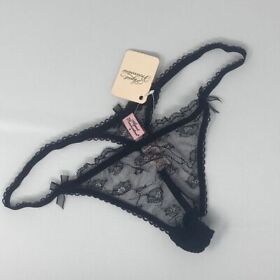 Agent Provocateur Black Summer Thong AP5 Extra Large NWT $115