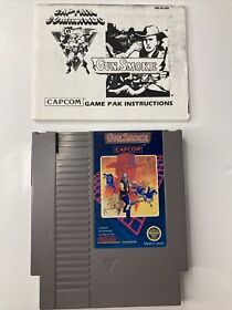 Gun.Smoke Gunsmoke Nintendo Entertainment System Authentic Works NES 1988 CAPCOM
