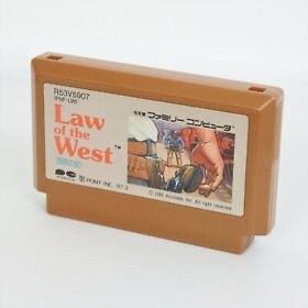 Famicom LAW OF THE WEST Cartridge Only Nintendo fc