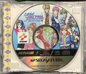 Japanese Tokimeki Memorial Forever With You SEGA Saturn Disc Only US Seller