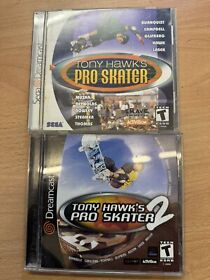 Tony Hawk's Pro Skater 1 2 (SEGA Dreamcast) Bundle NTSC-U. Complete Tested