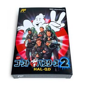 NEW GHOSTBUSTERS 2 - Empty box Famicom game spare case replacement with tray