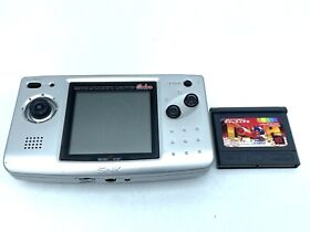 Neo Geo Pocket Color Console Silver SNK with 1 software Japan game Tested