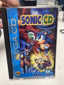 Sonic CD (Sega CD, 1993) CIB Complete In Box Tested With Registration Card