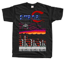 SUPER CONTRA STAGE 1 NES game T SHIRT BLACK ALL SIZES S-5XL