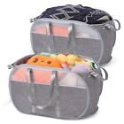 65L Collapsible Laundry Basket 2 Pcs Pop Up Laundry Hampers with 4 Reinforced...