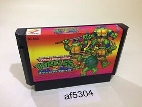 af5304 Teenage Mutant Ninja Turtles TMNT 2 NES Famicom Japan