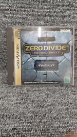 Zero Divide The Final Conflict Sega Saturn SS Japanese Retro Game NTSC-J Used