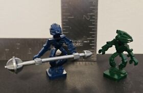 Lego Bionicle Mini Minifigure Lot of 2 Toa Hordika 8758 Tower of Toa w/ 1 Weapon