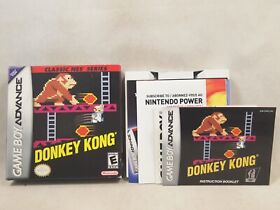 Donkey Kong Classic NES Series (Game Boy Advance | GBA) BOX MANUAL INSERTS ONLY