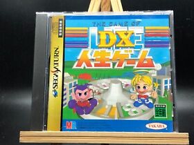 The Game of Life DX w/spine (Sega Saturn,1995) from japan
