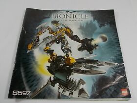 8697 Bionicle Warriors Toa Ignika Lego Instruction Manual Only #867-16