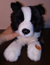 Teddy Hermann NWT German import Border collie dog plush stuffed animal puppy
