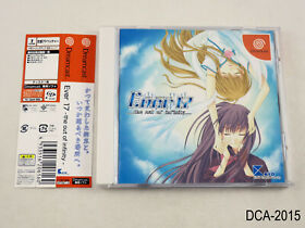 Ever17 Dreamcast Japanese Import Ever 17 the out of infinity Japan US Seller A